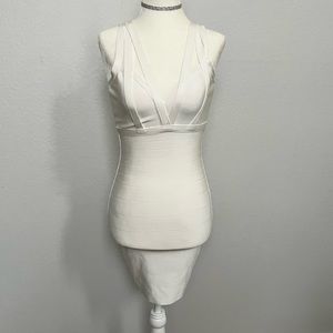 🎉 Sale Marciano Los Angeles White Bondage Dress Small